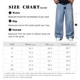 thumbnail image 6 of Mrmall Mens Wide Leg Jeans Baggy Y2k Loose Fit Casual Denim Jeans Skater Trousers Streetwear, 6 of 6