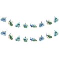 thumbnail image 2 of 2Pcs Peacock Banner, Zoo Birthday Party Decoration Peacock Banner Garland for Boy Girl Animal Theme Birthday Baby Shower Party, 2 of 7