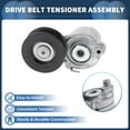 thumbnail image 4 of Unique Bargains Belt Tensioner Drive Belt Tensioner Pulley Assembly for Huyndai Elantra 1.4L L4 2017-2020 No.2528103821 Metal 1 Pc, 4 of 7