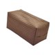 thumbnail image 4 of Dispensador de papel rectangular para caja de pañuelos, porta servilletas, decoración moderna para el hogar Marrón, 4 of 8