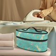 thumbnail image 2 of HELLHERO Dragonfly Dandelion Travel Iron Carrying Storage Bag Polyester Zipper Universal for Most Irons Closet, Case Only, 2 of 6