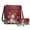 Snowman, variant on Yuyamidu Snowman Santa Women 2‑Piece Crossbody Purse Se with Wallet Red Christmas Shoulder Purse Set PU Leather Crossbody Hobo Bag Sets for Women Adjustable Strap, for Travel, Shopping, Work