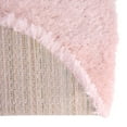 thumbnail image 7 of Unique Loom Infinity Shag Collection Area Rug - Jinko (5' 1" Round Pink Lace), 7 of 7