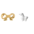 thumbnail image 1 of Tirador decorativo de latón con forma de lazo y figura de caballo para muebles, ideal para cajones de cocina, cómoda, baño, sala de estar u oficina., 1 of 8