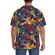 thumbnail image 3 of Balery Rock Music Camisa Casual de Manga Corta con Botones para Hombre, Texturizada, Estilo Cubano, para Playa, Verano-X-Large, 3 of 5
