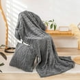 thumbnail image 3 of Sherpa Throw Blanket-3D Stylish Design Super Soft Fuzzy Cozy Warm Blanket Thick Plush Fluffy Furry Blankets for Teen Girls Women Couch Bed Sofa Chair Men Boys Gift(Tan,50"x65"), 3 of 5