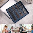 thumbnail image 5 of Artisan Wooden Bookmarks, Eco-Friendly Handcrafted Treasures, Ancient Style Design For Book Lovers, 4 Pack With Unique Grain, Perfect For Birthday, Graduation Season, 5 of 5