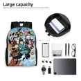 thumbnail image 4 of My Hero Academia Backpack, Anime Travel Laptop Backpack, Casual Daypack For College School, Back To School Gift For Men & Women,Unisex Computer Bag Fits 16 Inch Notebook, 4 of 8