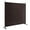Brown, variant on Costway 6FT Single Panel Room Divider with Wheels Rolling Fabric Partition Privacy Screen Brown