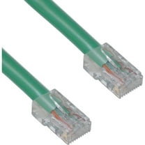 CableWholesale Cat6 Green Ethernet Patch Cable, Bootless, 7 Foot