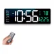thumbnail image 1 of Reloj De Pared Digital Led Con Termó Alarmas Calendario 39cm, 1 of 8