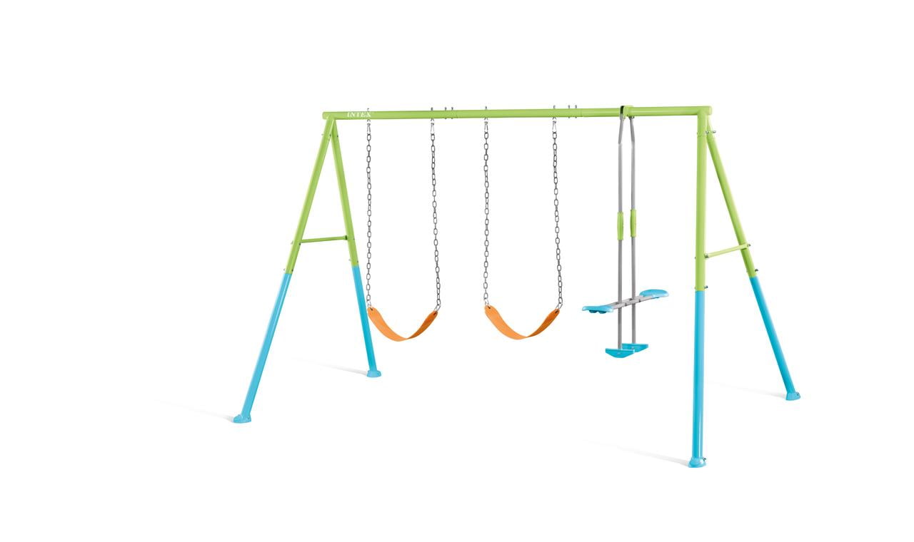 Intex Three Feature Colored Swing Set