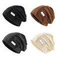 thumbnail image 4 of iHPH7 Slouchy Beanie Womens Winter Hat Beanie for Women Skull Cap Beanie Slouchy Cap Beanie Hats for Men Slouchy Beanie Hat Coffee One Size, 4 of 4