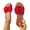 Red_043, variant on Domuza Women's Bow Flat Casual Sandals 2026 Summer Comfortable Non-slip Slides Slip On Open Toe Sandals Indoor Outdoor Slippers Shoes Black 7(EU-38)