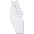 thumbnail image 2 of Hanes Men's Tanks A-Shirts 6-Pack Cotton Tagless Soft Breathable Cool Comfort Slightly Imperfect, 2 of 4