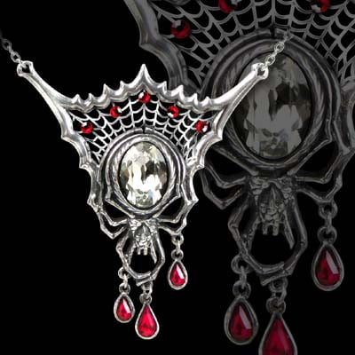 Alchemy Gothic Mask of Venom Pendant Necklace