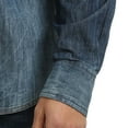 thumbnail image 3 of Wrangler Retro Premium Denim Snap - Mens Shirt  - Mvr458D, 3 of 5