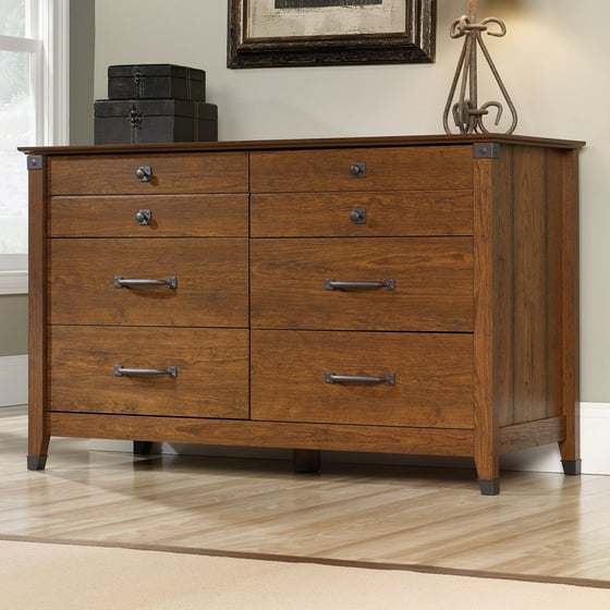 Sauder Carson Forge 6 Drawer Dresser Com