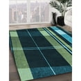 thumbnail image 2 of Ahgly Company Indoor Rectangle Patterned Mint Green Area Rugs, 4' x 6', 2 of 6