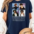 thumbnail image 2 of Whitney Houston Grid T-Shirt, Men's And Women's Graphic Tee 100% Cotton by TBun, Full Sizes S-5XL, 2 of 5