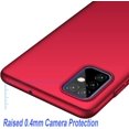 thumbnail image 3 of Case for Samsung Galaxy A51 4G Phone Case Protective Slim [Defend from Scratch/Slip/Drop/Fingerprint] Matte PC Hard Minimalistic Phone Cover for Samsung Galaxy A51 4G-Red, 3 of 12