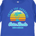 thumbnail image 4 of Inktastic Summer Enjoy the Sunshine Outer Banks North Carolina in Blue Boys or Girls Long Sleeve Toddler T-Shirt, 4 of 5