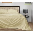 thumbnail image 6 of Royale Linens 400 Thread Count 100% Cotton 4 Piece Sateen Full Sheet Set - 1 Fitted Sheet, 1 Flat Sheet, 2 Pillow Case - Taupe Full Bedsheet - Cotton Sheets - (Full, Moroccan Sand), 6 of 10