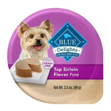 Blue Buffalo Delights Small Breed Top Sirloin Wet Dog Food (Pack of 32)