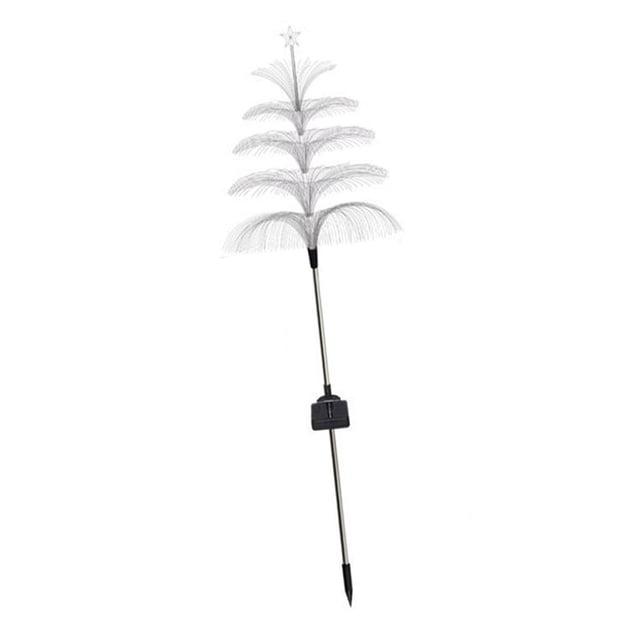 Árbol de Navidad con Luz de Medusas, Adorno de Fibra óptica Impermeable de 5 Capas, Decoración de Fiesta, Decoración Navideña para Jardín Y Patio Estrella