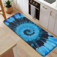 thumbnail image 5 of Blue Tie Dye Mandala Pattern Kitchen Rug Mat,Kitchen Runner Rugs Non Skid Washable,Decorative Kitchen Floor Mats for Kitchen,Sink,Laundry,17"x47.2", 5 of 7
