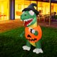 thumbnail image 3 of Decoraciones Inflables de Halloween Fiudx Dinosaurios 71 Pulgadas Sombrero de Bruja Con Luz LED, 3 of 7