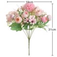 thumbnail image 2 of OUNONA Planta Simulada De Tela Y Plástico Rosa Para De Oficina Y Eventos, 2 of 6