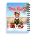 thumbnail image 2 of Merry Christmas Woofmas Xmas Noel Basenji Elf Candy Cane Snow Spiral Bound Journal African Barkless Dog Lover 5x7in Spiral Notebook - 13017, 2 of 5