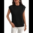 thumbnail image 2 of Suéter Sin Mangas con Cuello Redondo para Mujer, Color Negro, Talla S, 2 of 9