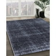 thumbnail image 2 of Ahgly Company Indoor Rectangle Mid-Century Modern Slate Blue Grey Oriental Area Rugs, 2' x 4', 2 of 6