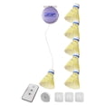 thumbnail image 1 of Single Badminton Indoor Adjustable Auto Rebound Badminton Trainer Practice 6 balls, 1 of 9