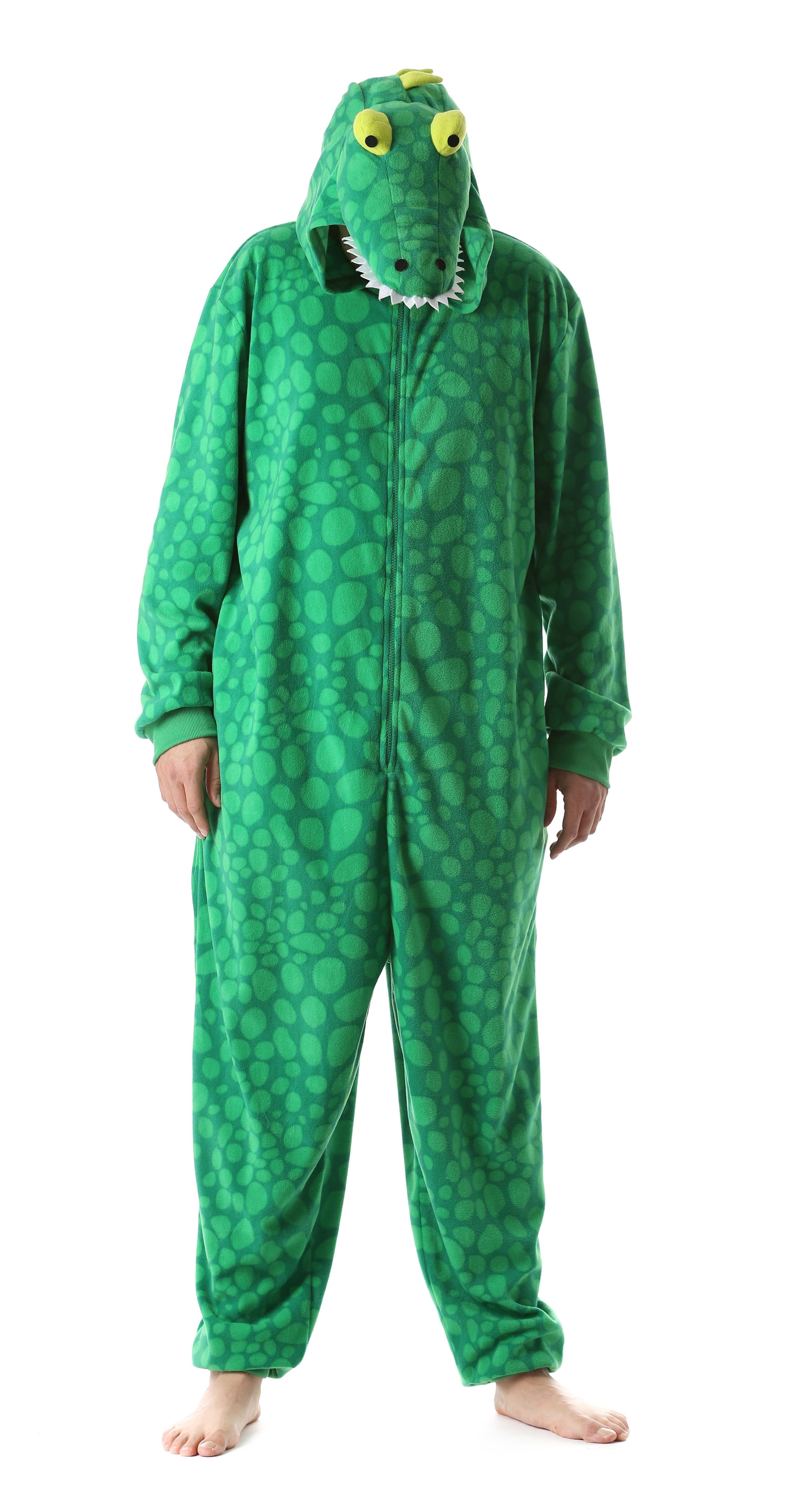 NOROZE Unisex Skeleton Shark Onesie Adult Mens Pyjamas Halloween Loungewear Supersoft Fleece Jumpsuit Playsuit