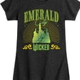thumbnail image 3 of Wicked - Emerald City - Girls Toddler and Youth Fitted Short Sleeve Graphic Tee, 3 of 5