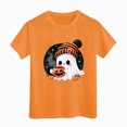 thumbnail image 6 of KPVEVIQ Toddler Boy Girl Pumpkin Print Spooky Halloween T-Shirt Short Sleeve Kids Fun Tops, 6 of 6