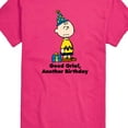 thumbnail image 2 of Peanuts - Good Grief Another Birthday  - Men's Short Sleeve Graphic T-Shirt, 2 of 5
