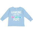 thumbnail image 3 of Inktastic Easter Hanging with My Peeps Pastel Bunnies Boys or Girls Long Sleeve Toddler T-Shirt, 3 of 5