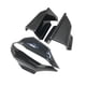 thumbnail image 3 of Cubierta de viento para aletas laterales delanteras, aletas antiarañazos, carenado para motocicleta Tiras negras, 3 of 9
