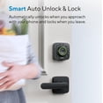 thumbnail image 4 of ULTRALOQ U-Bolt Pro WiFi Cerraduras inteligentes para puerta delantera, Cerradura inteligente con juego de manijas, Cerradura de puerta de entrada sin llave con sensor de puerta, Juego de cerradura de, 4 of 5