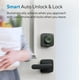 thumbnail image 4 of ULTRALOQ U-Bolt Pro WiFi Cerraduras inteligentes para puerta delantera, Cerradura inteligente con juego de manijas, Cerradura de puerta de entrada sin llave con sensor de puerta, Juego de cerradura de, 4 of 5