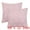 Bright Pink, variant on Unique Bargains Soft Plush Throw Pillow Covers Decorative Cushion Covers (2 Count) Pink-1 18" x 18"