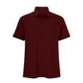 thumbnail image 2 of ameIAEA Mens Golf Shirts Casual Short Sleeve Button Classic T-Shirts Basic Solid Color Summer Tops, 2 of 5