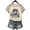 14# Light Blue, variant on Halloween Women's Fall Short-Sleeve T-Shirts Autumn Pumpkin Printed Tshirts Western Country Music Graphic Tees Gray S