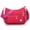 rose red, variant on Women Multi Pockets Crossbody Bag Waterproof Nylon Single Shoulder Bag Travel Purses Handbags, Black
