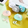 thumbnail image 3 of Flmtop Wired Earphone In-ear Noise Reduction Universal HiFi Stereo Headphone with Cartoon Cat Ear Storage Box for Mobile Phone, 3 of 10