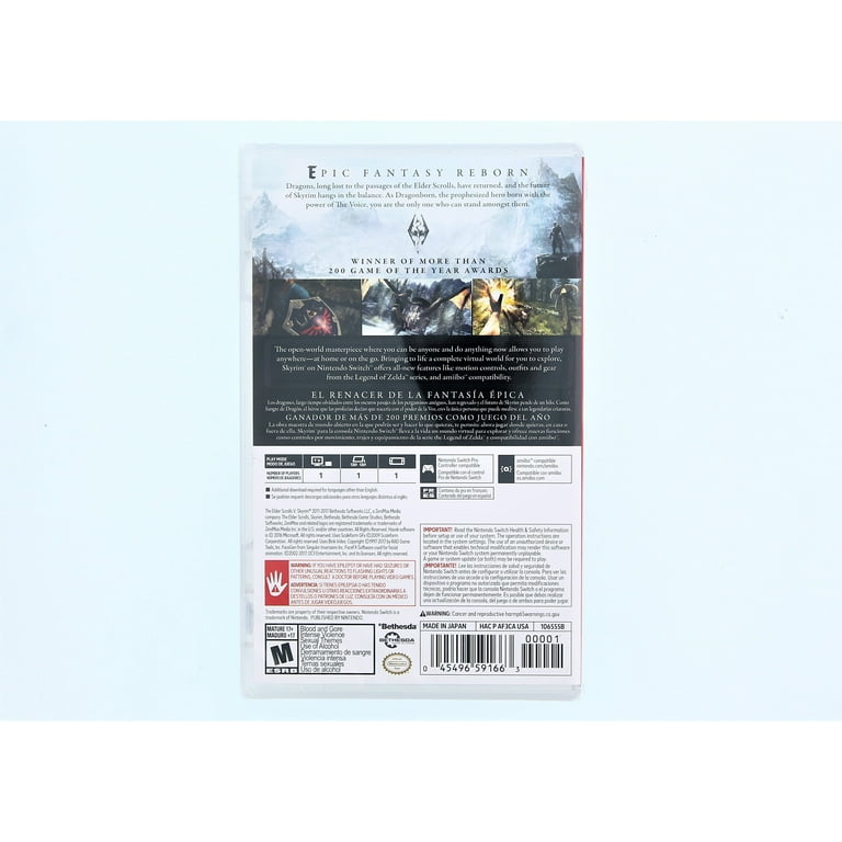 家庭用ゲームソフト Nintendo Switch - The Elder Scrolls V: Skyrim The Elder Scrolls V: Skyrim Juego para Consola Nintendo